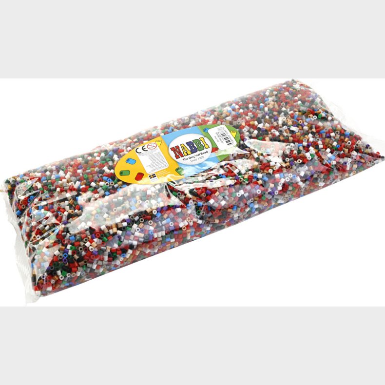 Rr Perler Til Perleplader - Medium - Julefarver - 30000 Stk. - Nabbi