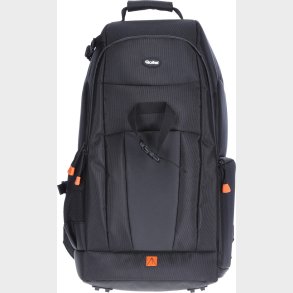 Rollei Fotoliner Rygsktaske Sort, Orange