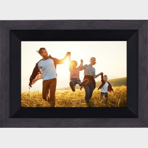 Rollei - Smarter Picture Frame - 10 Diagonal - Wifi - App Control - Wood Frame - Model 105 - 10.1