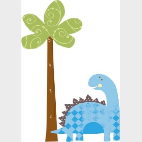 Roommates - Babysaurus, Growth Chart - Wallstickers (rmk2024slm)