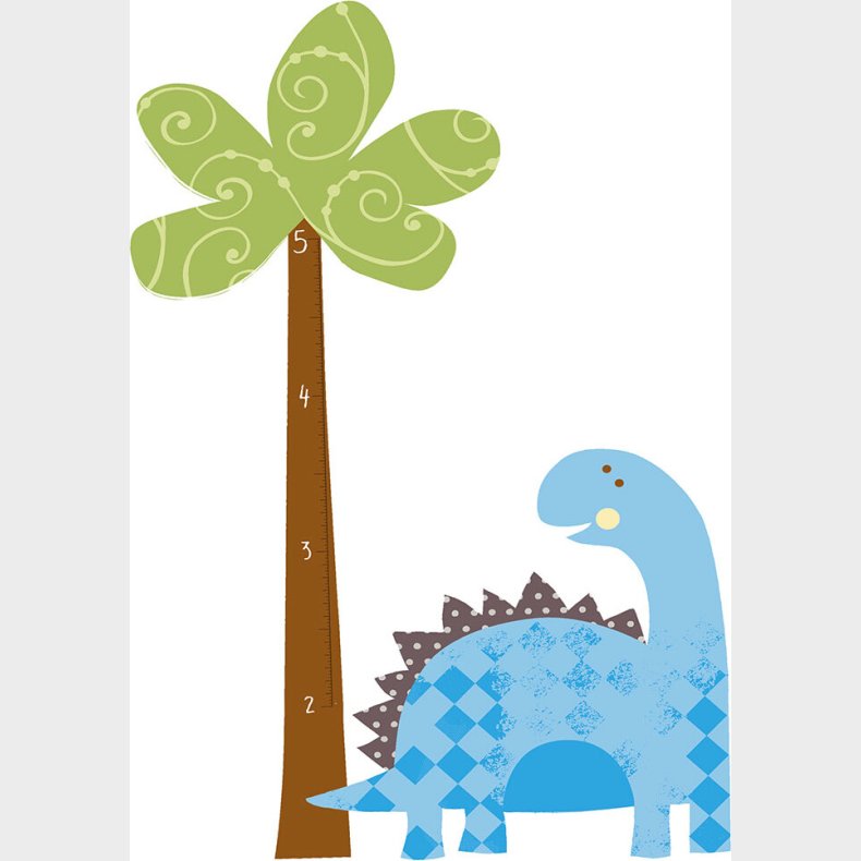 Roommates - Babysaurus, Growth Chart - Wallstickers (rmk2024slm)