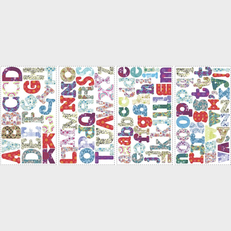 Roommates - Boho Alphabet - Wallstickers (rmk1776scs)