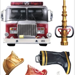 Roommates Decor - Wallstickers - Brandbiler