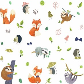 Roommates Decor - Wallstickers - Dovendyr Og Venner