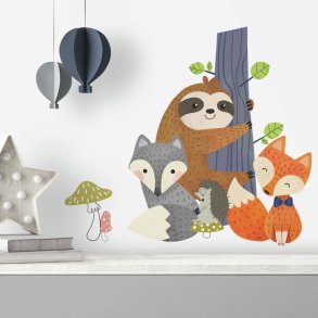Roommates Decor - Wallstickers - Dovendyr Og Venner