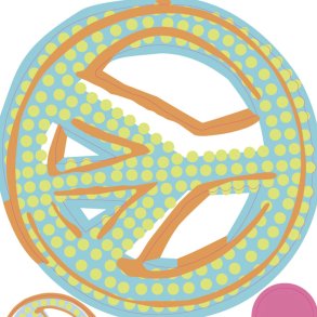 Roommates Decor - Wallstickers - Fredstegn - Glitter