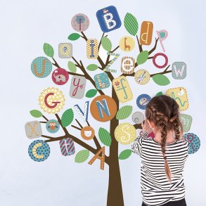 Roommates Decor - Wallstickers - Gigant Alfabet Tr