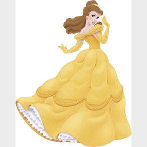 Roommates Decor - Wallstickers - Gigant Prinsesse Belle Med Sten