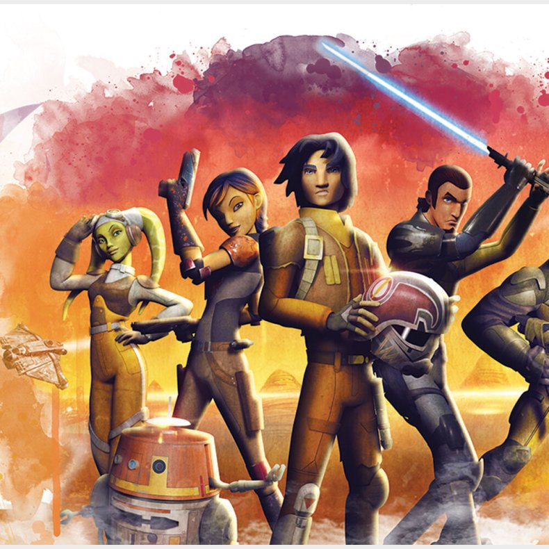 Roommates Decor - Wallstickers - Gigant Star Wars Rebellerne I Vandf