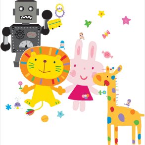 Roommates Decor - Wallstickers - Lazoo Venner