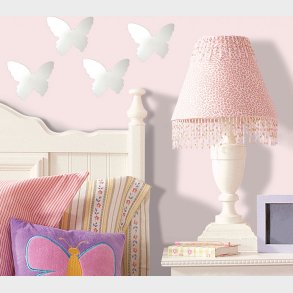 Roommates Decor - Wallstickers - Spejl - 4 Stk Sm Sommerfugle