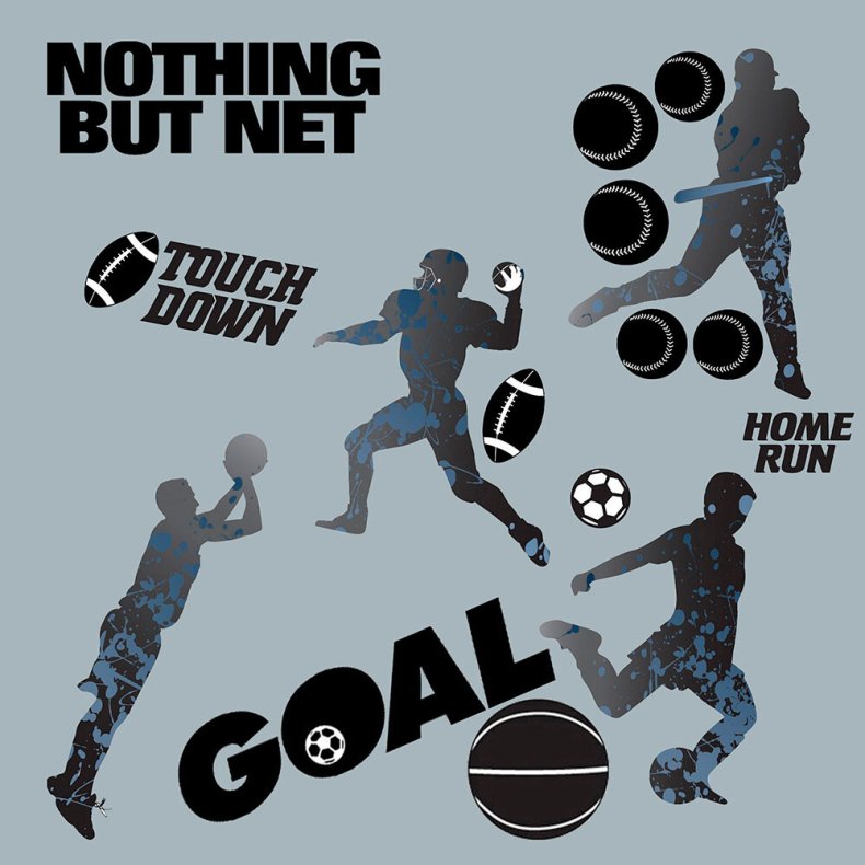 Roommates Decor - Wallstickers - Sports Silhuetter