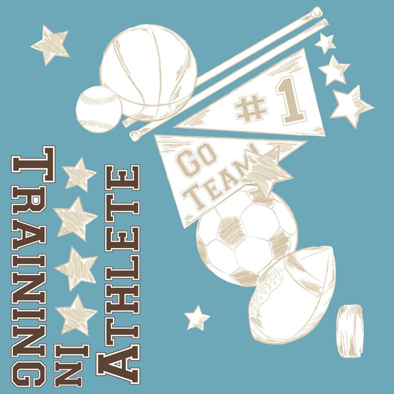 Roommates Decor - Wallstickers - Sportstrning