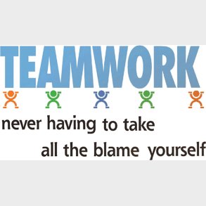 Roommates Decor - Wallstickers - Teamwork, Citat