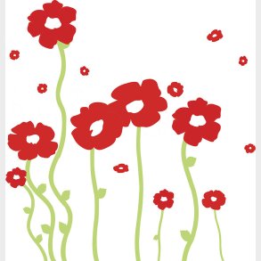 Roommates Decor - Wallstickers - Valmuer