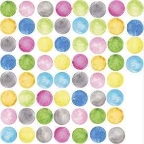 Roommates Decor - Wallstickers - Watercolor Dots
