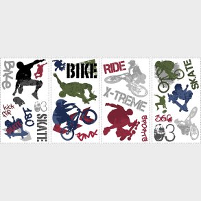Roommates Wallstickers / Wallsticker - Ekstrem Sport