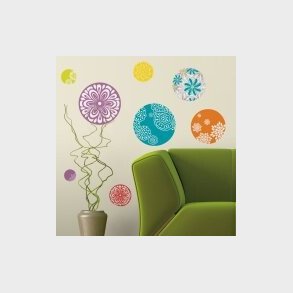 Roommates Wallstickers - Patterned Dots Peel (rmk1707scs)
