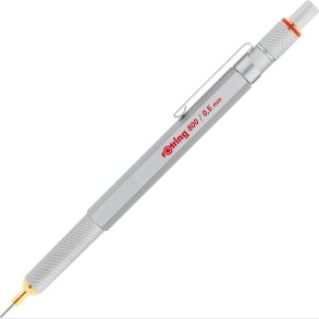 Rotring - 800 Stiftblyant - S�lv - 0,5 Mm