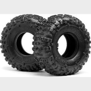 Rover-ex Tire (pink/rock Crawler/2pcs) - Hp67916 - Hpi Racing