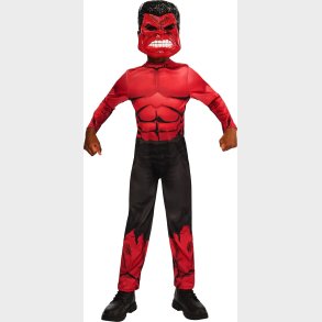 Rubies - Child Costume - Red Hulk (98-104 Cm)