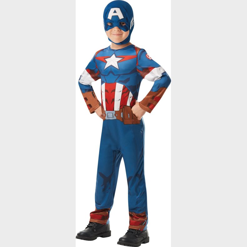 Rubies - Classic Costume - Captain America (104 Cm)