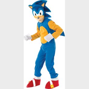 Sonic Kostume Til B�rn - 5-6 �r - Rubies