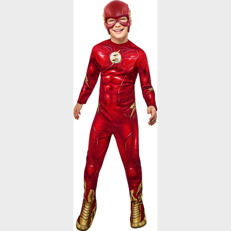 The Flash Kostume Til B�rn - Dc Comics - 10-12 �r - Rubies