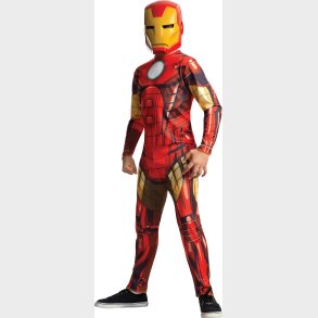 Iron Man Kostume Til B�rn - Marvel - 6-8 �r - Rubies