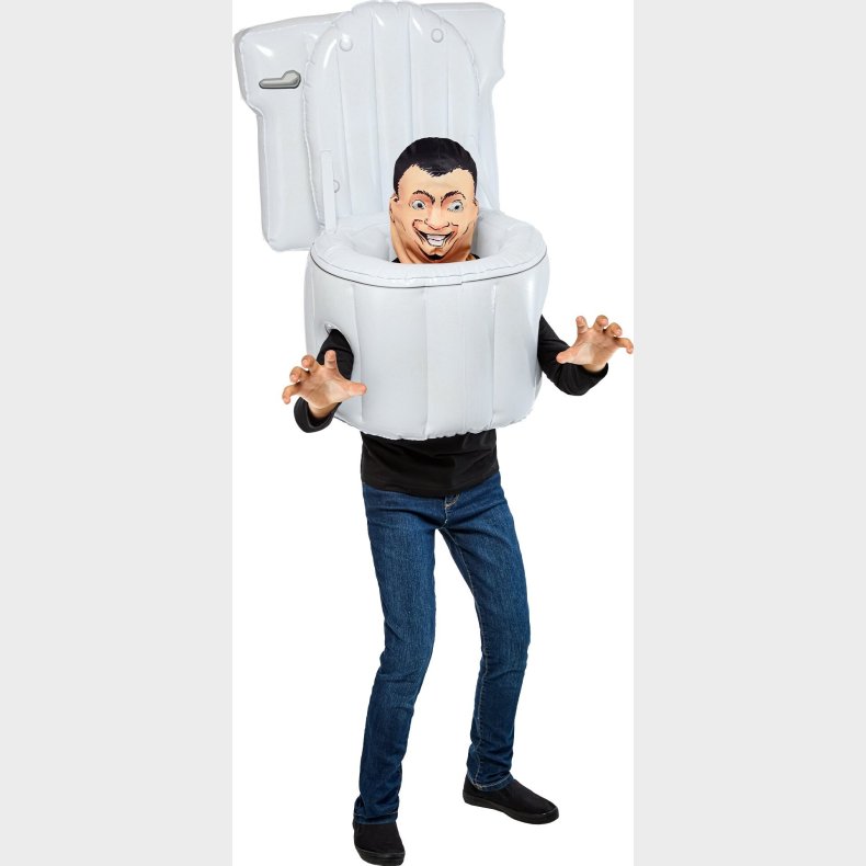 Rubies - Skibidi Toilet Blow-up Child Costume (6-8 Years)