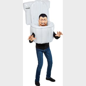Rubies - Skibidi Toilet Blow-up Child Costume (6-8 Years)