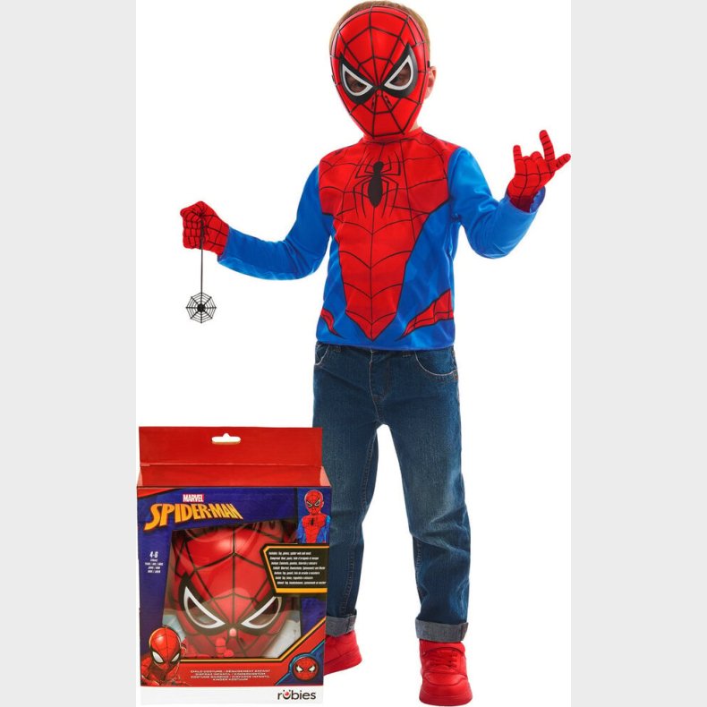 Rubies - Spiderman Kostume S�t (110 - 116 Cm)