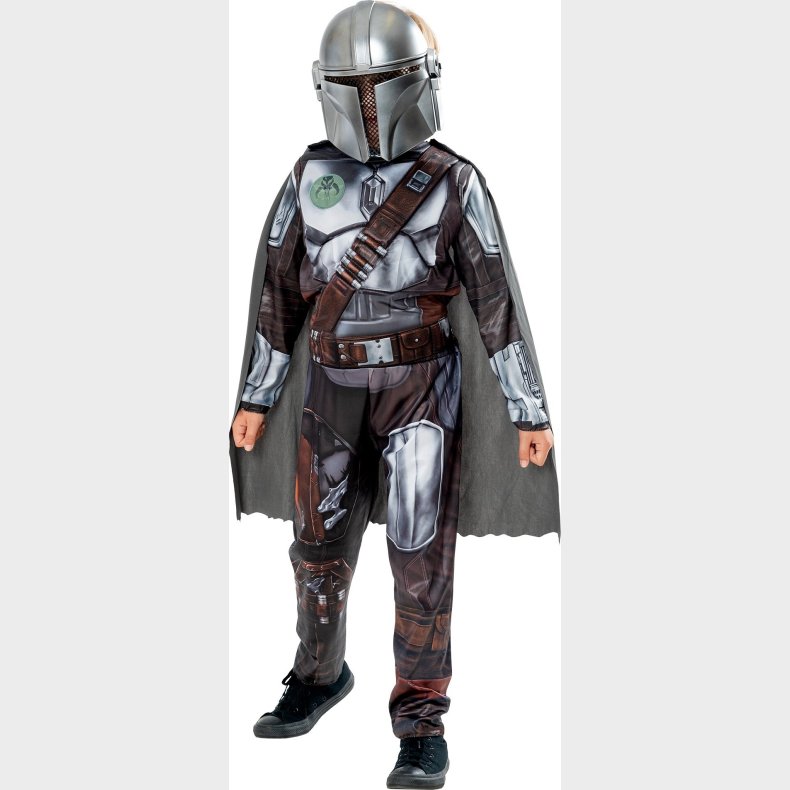 Mandalorian Kostume Til B�rn - Star Wars - 132 Cm - Rubies