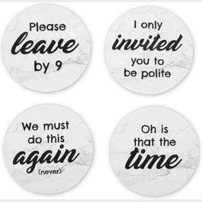 Thumbsup - Uhflige Glasbrikker - 4 Stk