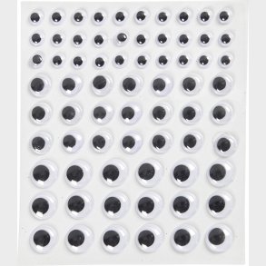 Rullejne -  8+12+14 Mm - Hvid - 1 Ark - 69 Stk.