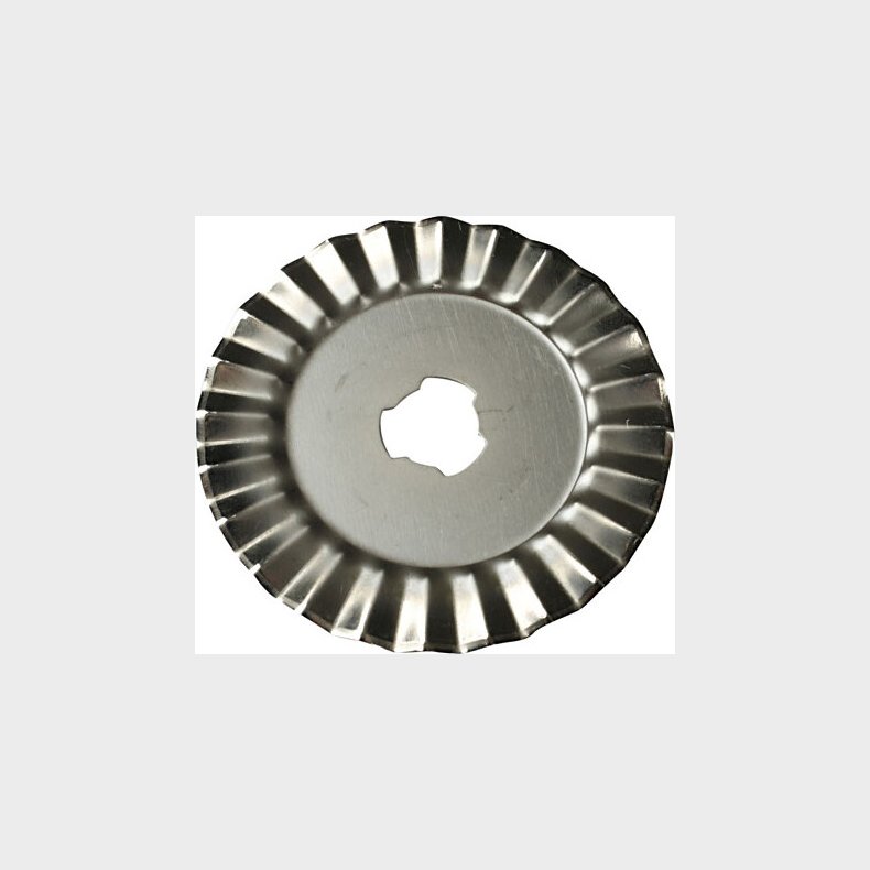 Fiskars - Pinking Rotary Blade - Takket Rulleblad -  45 Mm - 1343