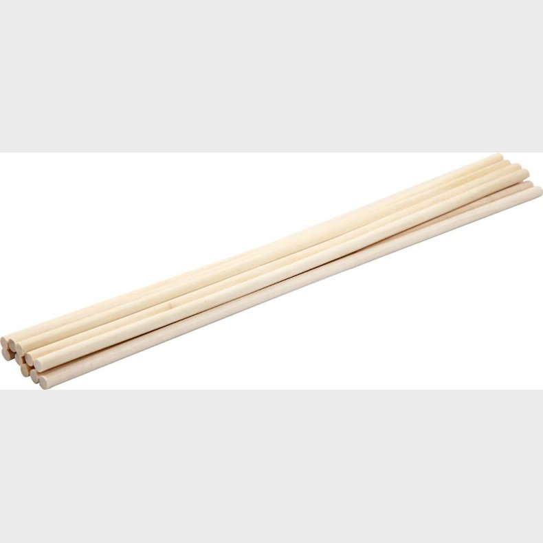 Rundstok - L 30 Cm -  6 Mm - 10 Stk.