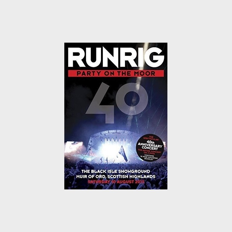 Runrig - Party On The Moor - 40th Anniversary Concert - DVD - Film