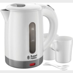 Russell Hobbs - Travel Elkedel - Inkl. Kopper Og Skeer - 0,85 L