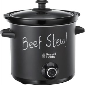 Russell Hobbs - Chalkboard Slow Cooker - 3,5 L - Sort