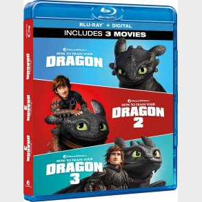 Sdan Trner Du Din Drage 1-3 / How To Train Your Dragon 1-3 - Blu-Ray