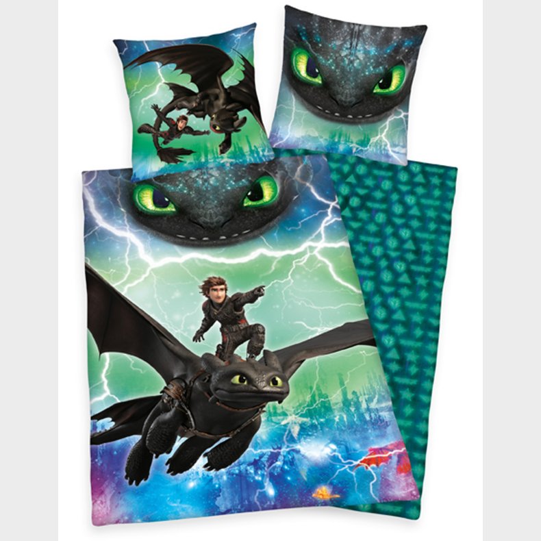 S�dan tr�ner du din drage Senget�j Glow in the dark - 100 Procent Bomuld