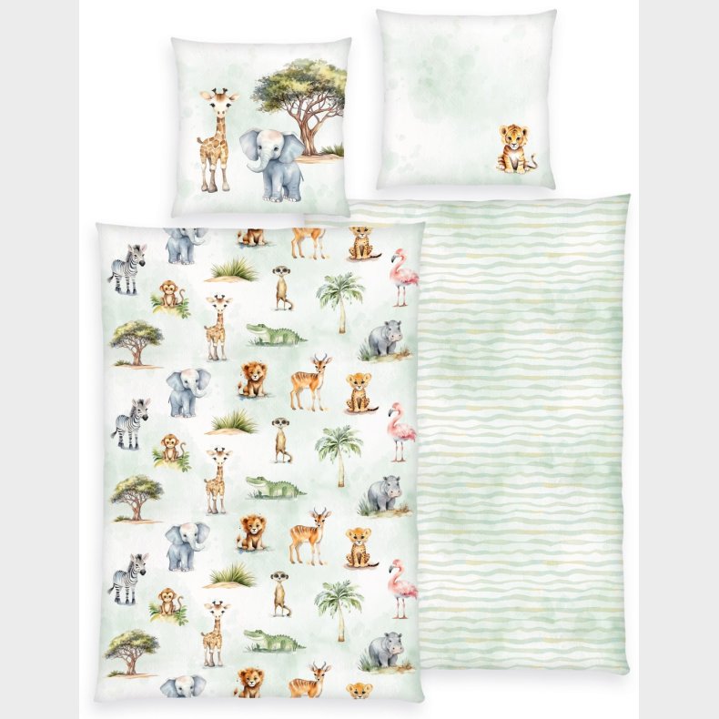 Safari Sengetj - 100 procent bomuld