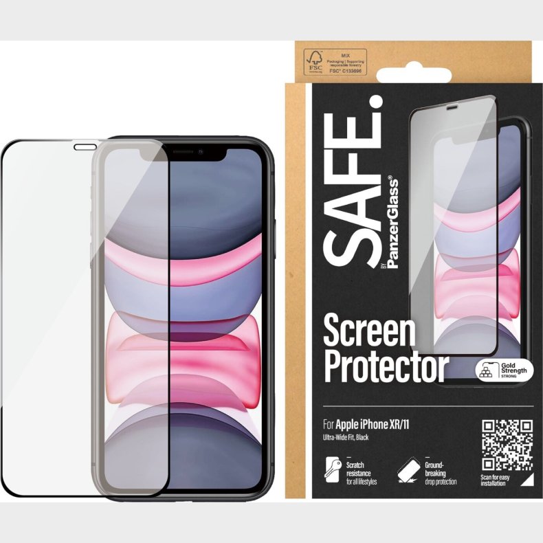 Safe By Panzerglass - Screen Protector - Apple Iphone 11/xr - Edge-to-edge
