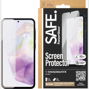 Safe By Panzerglass -  Skrmbeskyttelse - Samsung Galaxy A35 5g - Ultra-wide Fit