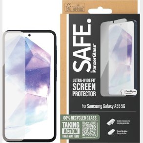 Safe By Panzerglass - Skrmbeskyttelse - Samsung Galaxy A55 5g - Ultra-wide Fit