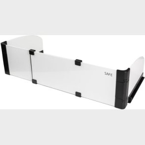 Safe & Care Co. - Selvklbende Komfurafskrmning Sc547 - Hvid/sort - 55-65 Cm