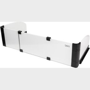 Safe & Care Co. - Selvklbende Komfurafskrmning Sc547 - Hvid/sort - 55-65 Cm