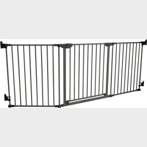 Safe & Care Co. - Skruemonteret Sikkerhedsgitter Sc701-80 - M�rkegr� - 90-210 Cm