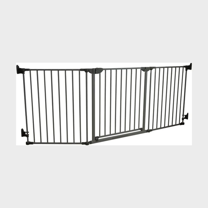 Safe & Care Co. - Skruemonteret Sikkerhedsgitter Sc701-80 - M�rkegr� - 90-210 Cm